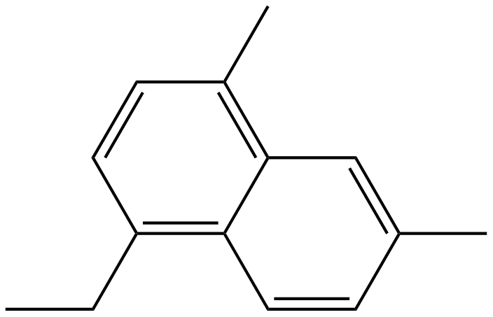 Image of 1-ethyl-4,6-dimethylnaphthalene