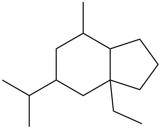 1-ethyl-5-methyl-3-1-methylethyl-bicyclo-4-3-0-nonane-critically