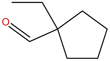 Image of 1-ethylcyclopentanecarboxaldehyde