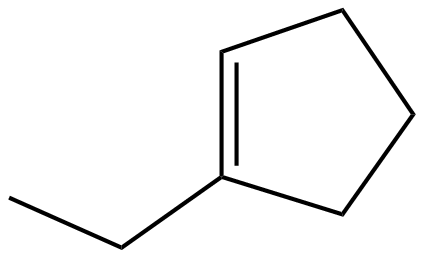 Image of 1-ethylcyclopentene