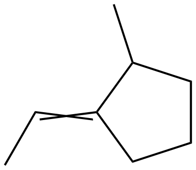 Image of 1-ethylidene-2-methylcyclopentane