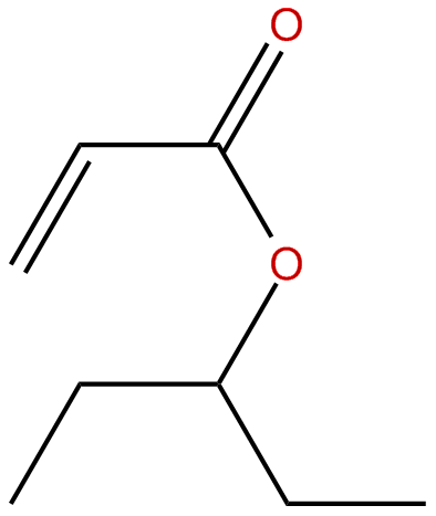 Image of 1-ethylpropyl 2-propenoate