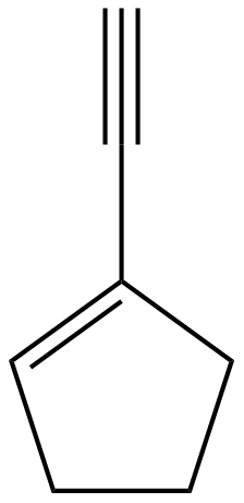 Image of 1-ethynyl-1-cyclopentene
