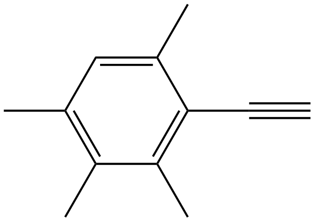 Image of 1-ethynyl-2,3,4,6-tetramethylbenzene