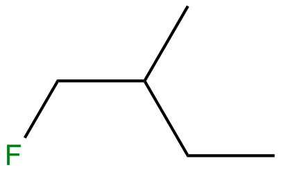 Image of 1-fluoro-2-methylbutane