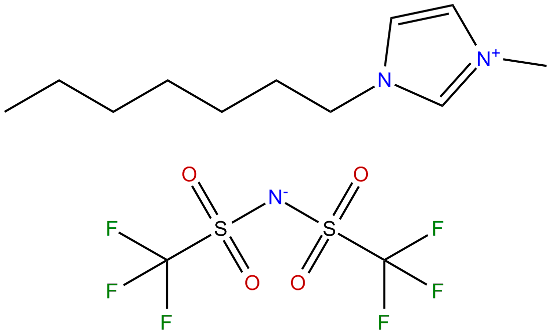 Image of 1-heptyl-3-methylimidazolium bis(trifluoromethylsulfonyl)amide