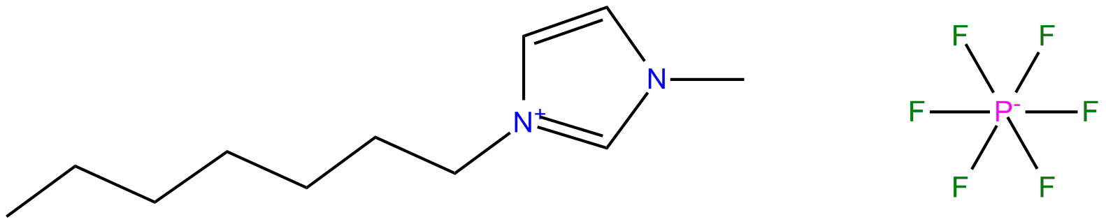 Image of 1-heptyl-3-methylimidazolium hexafluorophosphate