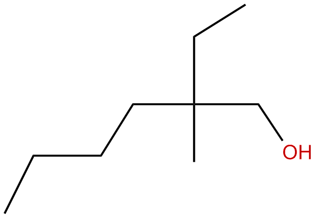 Image of 1-hexanol, 2-ethyl-2-methyl-