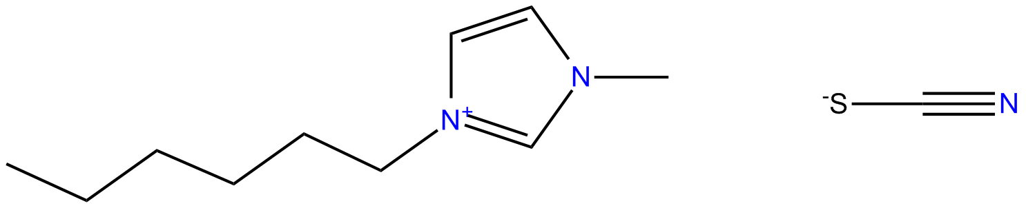 Image of 1-hexyl-3-methylimidazolium thiocyanate