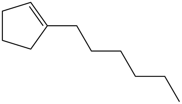 Image of 1-hexylcyclopentene