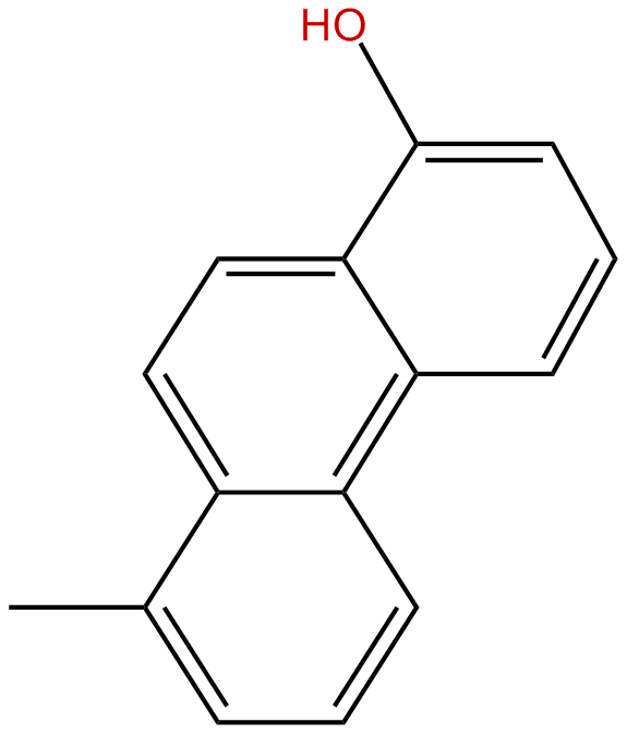 Image of 1-hydroxy-1-methylphenanthrene