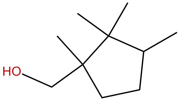 Image of 1-hydroxymethyl-1,2,2,3-tetramethylcyclopentane