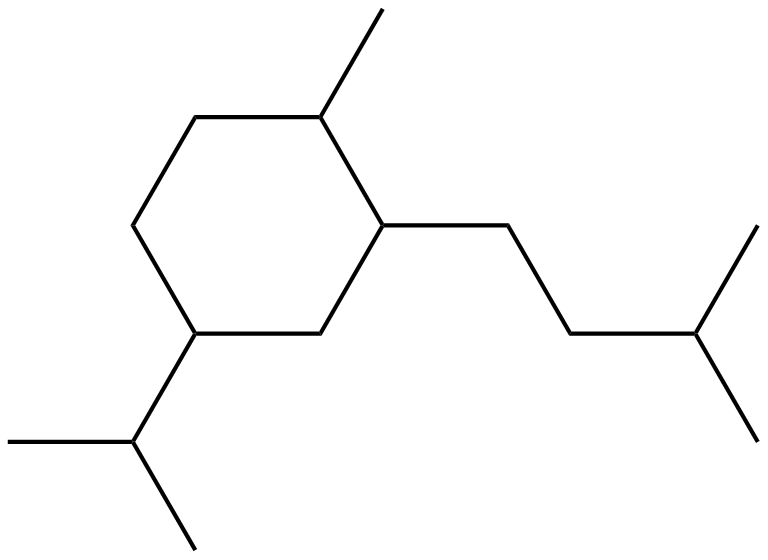 Image of 1-isopentyl-3-isopropyl-6-methylcyclohexane