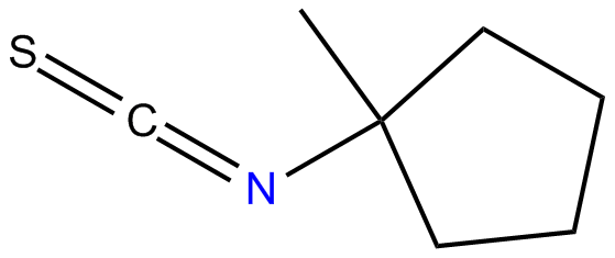 Image of 1-isothiocyanato-1-methylcyclopentane