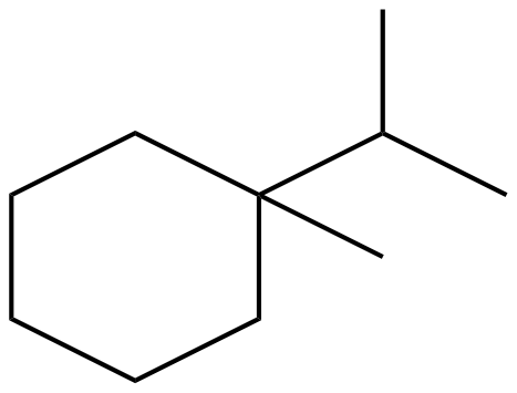 Image of 1-methyl-1-(1-methylethyl)cyclohexane