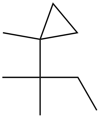Image of 1-methyl-1-(1,1-dimethylpropyl)cyclopropane
