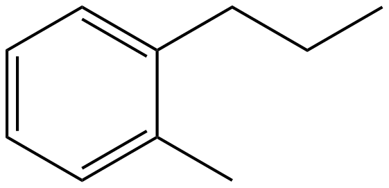 Image of 1-methyl-2-propylbenzene