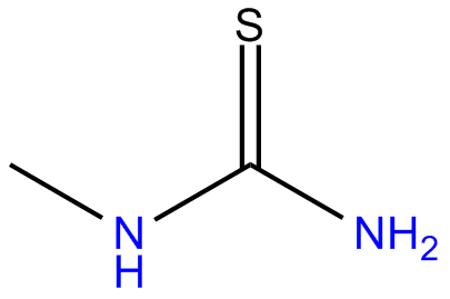 Image of 1-methyl-2-thiourea