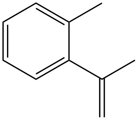 Image of 1-methyl-2-(1-methylethenyl)benzene
