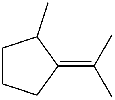Image of 1-methyl-2-(1-methylethylidene)cyclopentane