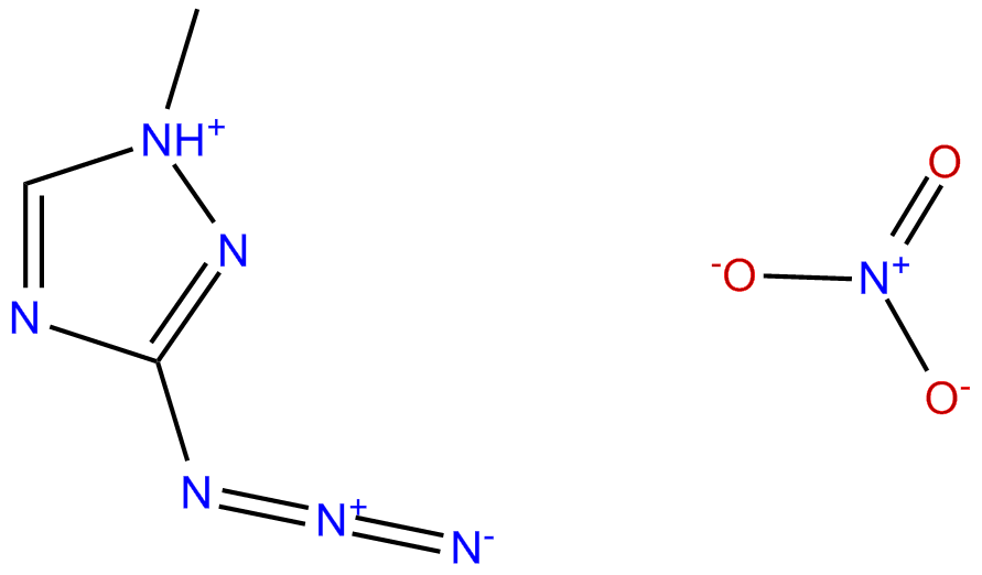 Image of 1-methyl-3-azido-1,2,4-triazolium nitrate