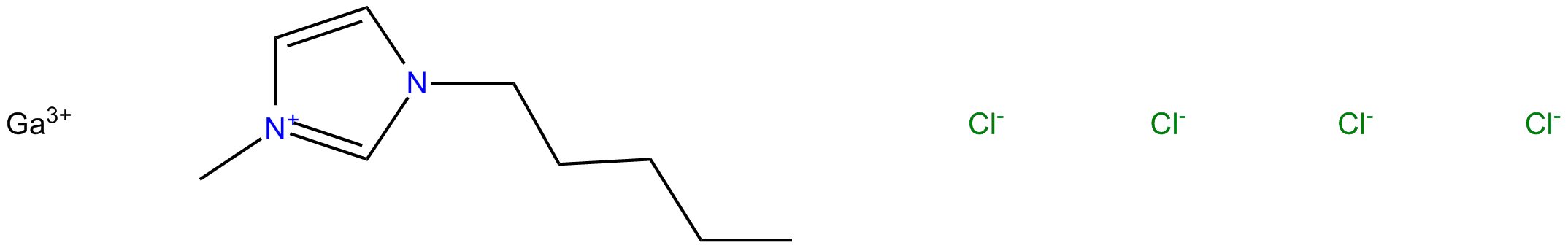 Image of 1-methyl-3-pentylimidazolium gallium tetrachloride