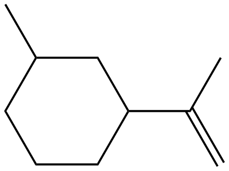 Image of 1-methyl-3-(1-methylethenyl)cyclohexane