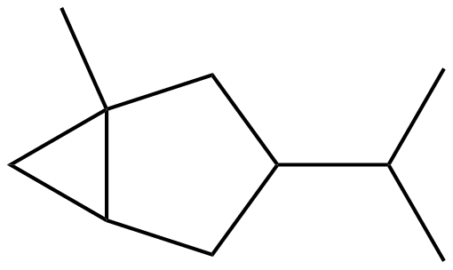 Image of 1-methyl-3-(1-methylethyl)bicyclo[3.1.0]hexane