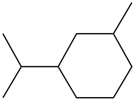 Image of 1-methyl-3-(1-methylethyl)cyclohexane