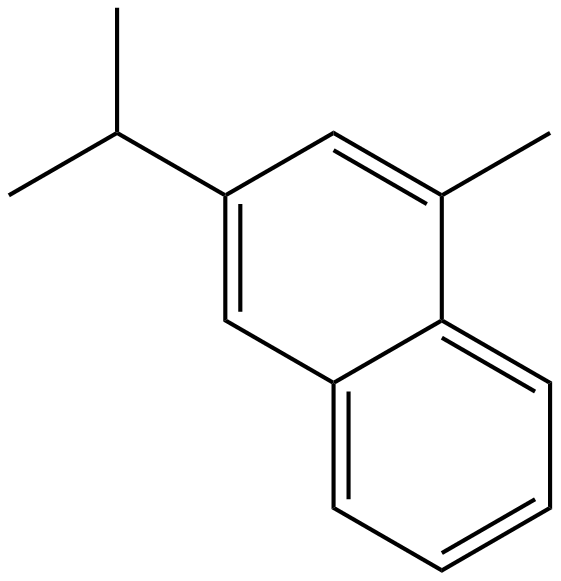 Image of 1-methyl-3-(1-methylethyl)naphthalene