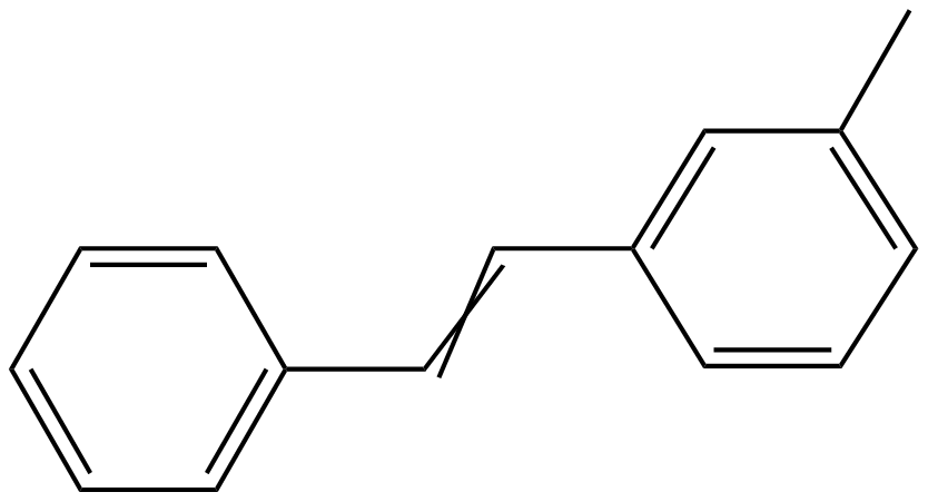 Image of 1-methyl-3-(2-phenylethenyl)benzene