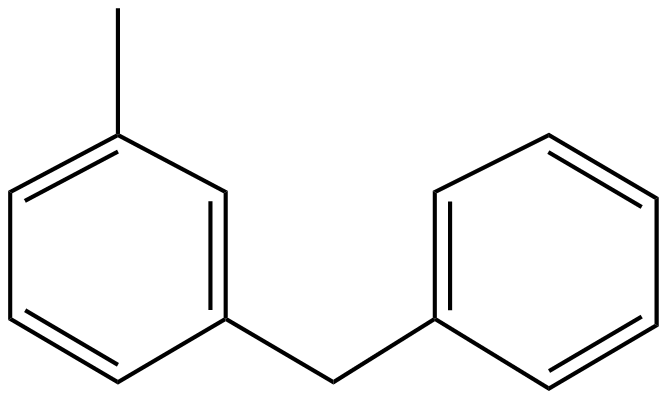 Image of 1-methyl-3-(phenylmethyl)benzene
