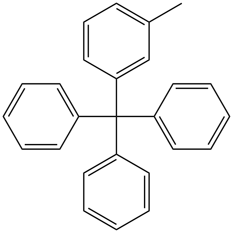 Image of 1-methyl-3-(triphenylmethyl)benzene