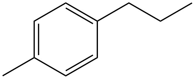 Image of 1-methyl-4-propylbenzene