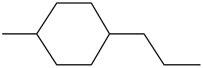 Image of 1-methyl-4-propylcyclohexane