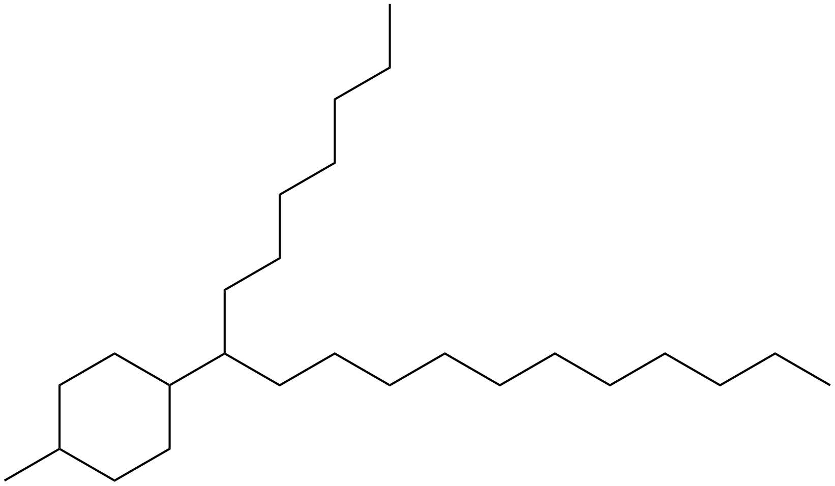 Image of 1-methyl-4-(1-heptyldodecyl)cyclohexane
