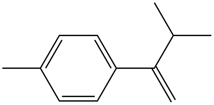 Image of 1-methyl-4-(1-methylene-2-methylpropyl)benzene