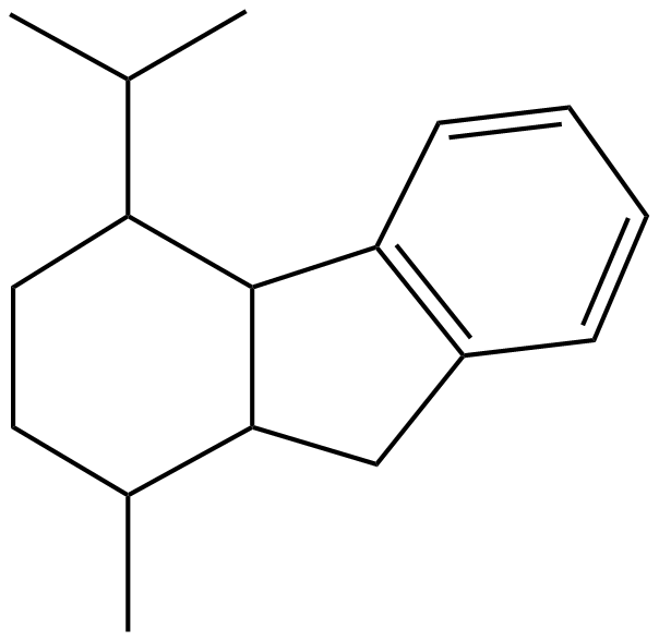 Image of 1-methyl-4-(1-methylethyl)-1,2,3,4,4a,9a-hexahydrofluorene