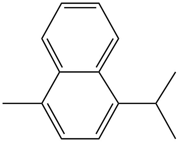 Image of 1-methyl-4-(1-methylethyl)naphthalene