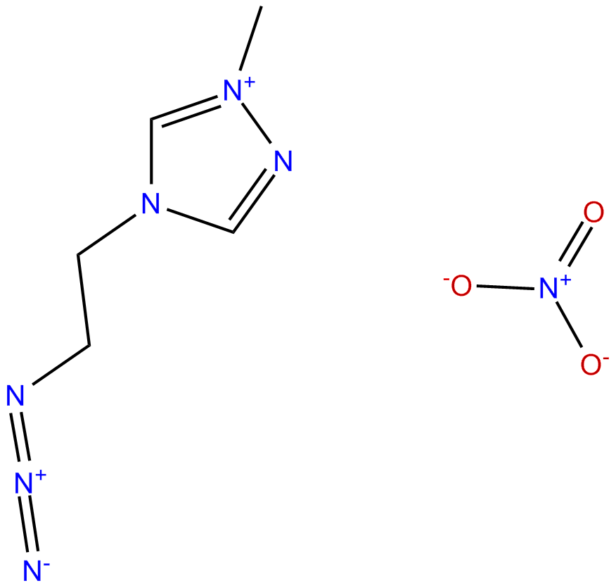 Image of 1-methyl-4-(2-azidoethyl)-1,2,4-triazolium nitrate