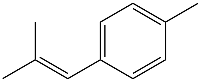 Image of 1-methyl-4-(2-methyl-1-propenyl)benzene