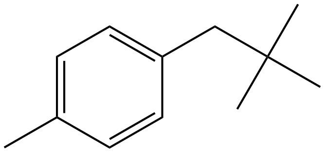 Image of 1-methyl-4-(2,2-dimethylpropyl)benzene