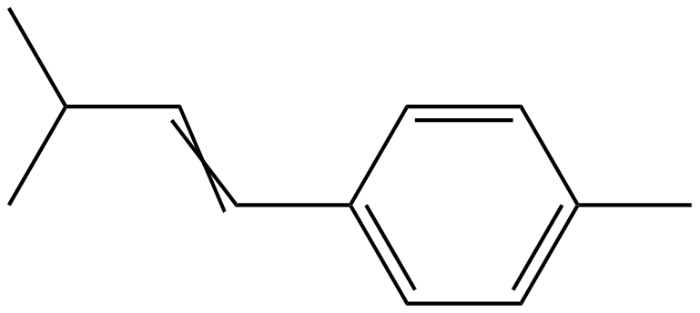 Image of 1-methyl-4-(3-methyl-1-butenyl)benzene
