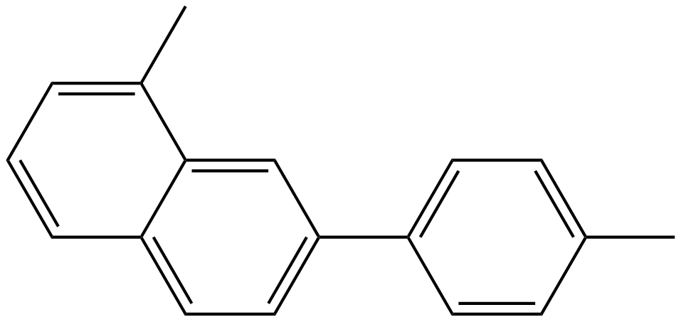 Image of 1-methyl-7-(4-methylphenyl)naphthalene