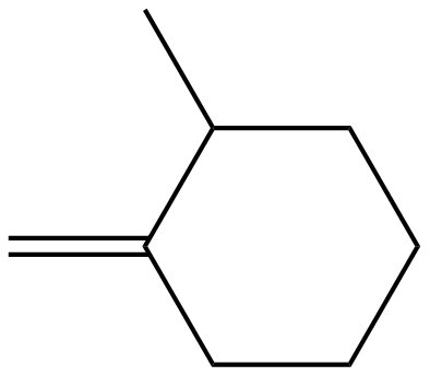 Image of 1-methylene-2-methylcyclohexane