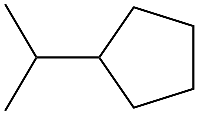 Image of 1-methylethylcyclopentane