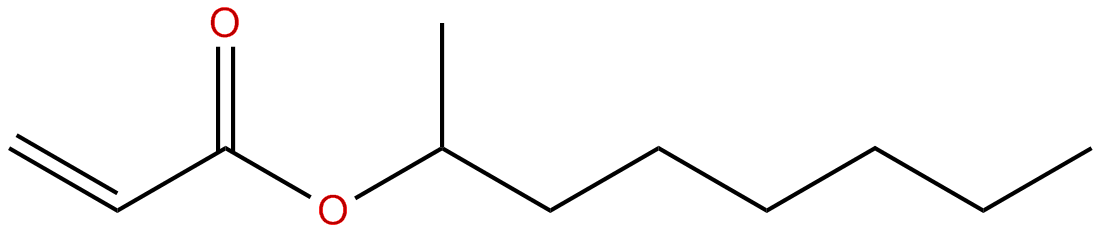 Image of 1-methylheptyl 2-propenoate