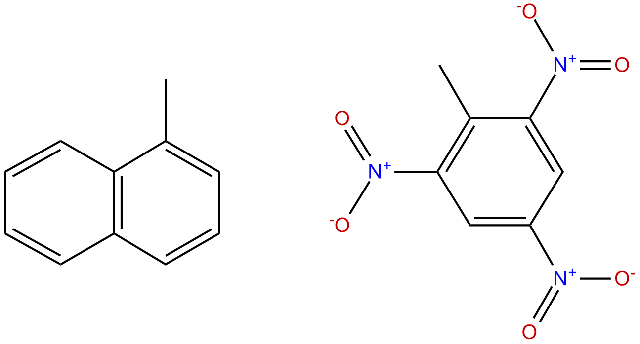 Image of 1-methylnaphthalene, compd. with 2-methyl-1,3,5-trinitrobenzene (1:1)