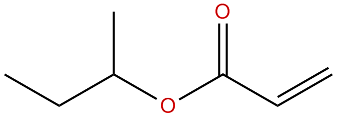 Image of 1-methylpropyl 2-propenoate