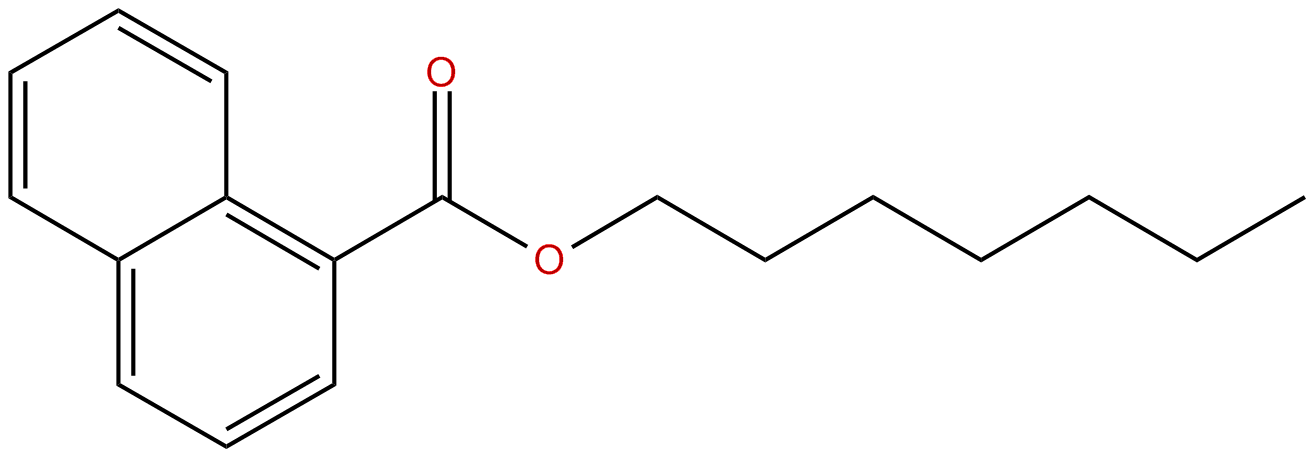 Image of 1-naphthalenecarboxylic acid, heptyl ester